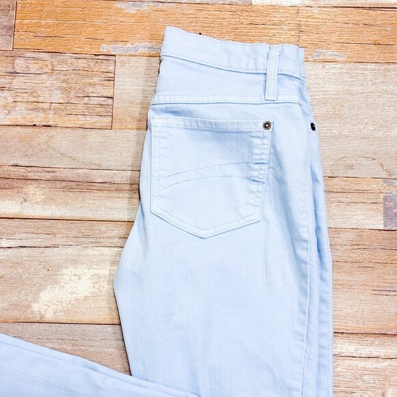 YOGA JEANS Light Blue Skinny Jeans | Mid-Rise Stretch Denim | Size 25 * - Picture 3 of 10